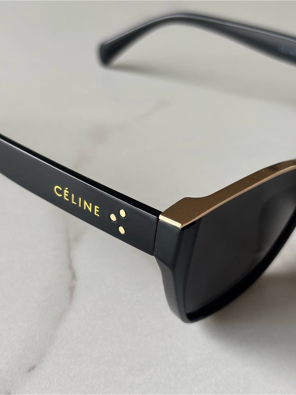 Black Cat-Eye Celine Sunglasses - Picture 6 of 9